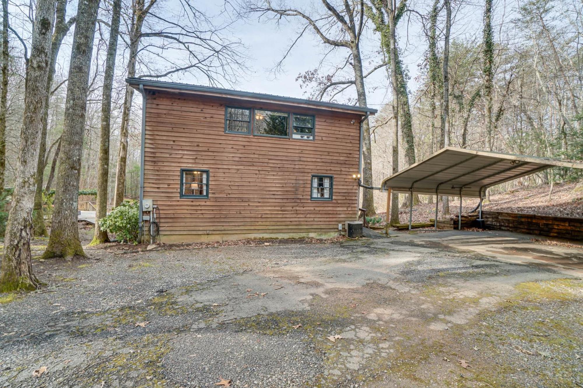 Sautee Nacoochee Charming Cabin With Fire Pit And Decks About 7 Mi To Helen מראה חיצוני תמונה