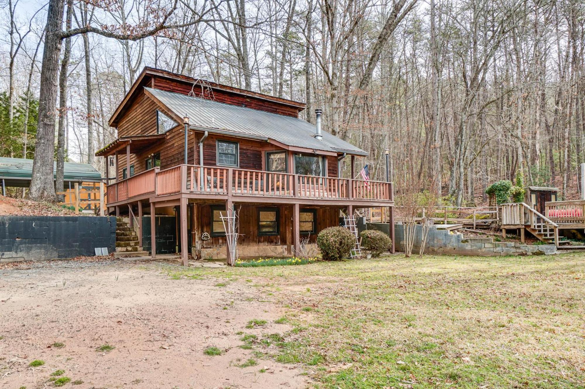 Sautee Nacoochee Charming Cabin With Fire Pit And Decks About 7 Mi To Helen מראה חיצוני תמונה